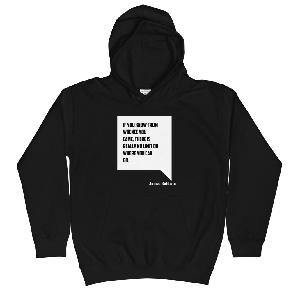 James Baldwin Youth Black Hoodie