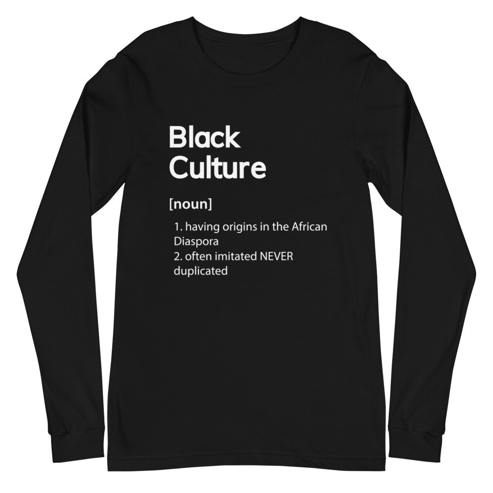 Black Culture Unisex Long Sleeve Tee