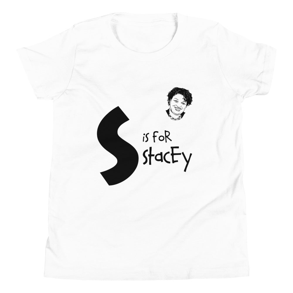 S is for Stacey Youth White T-Shirt