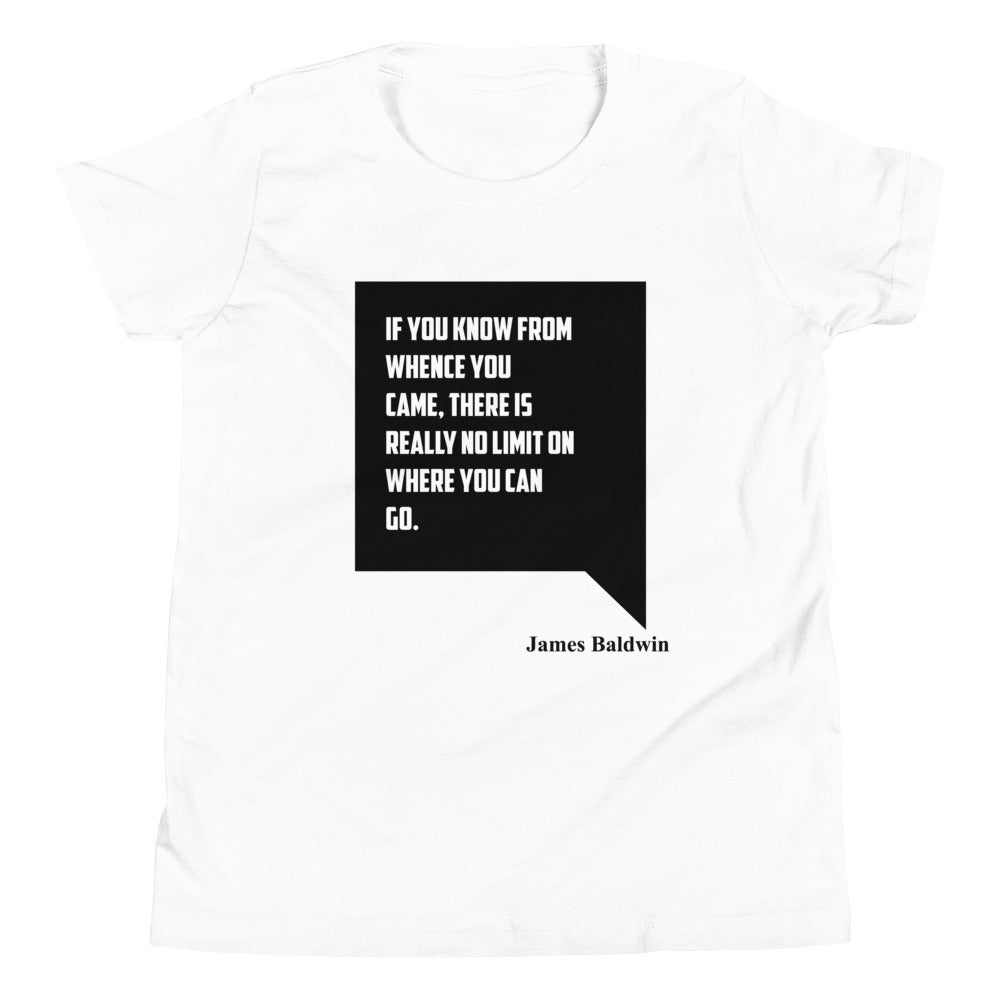James Baldwin Youth White T-Shirt